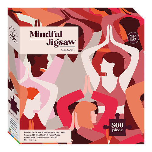 Elevate Mindfulness 500pc Jigsaw Puzzle: Namaste Theme 