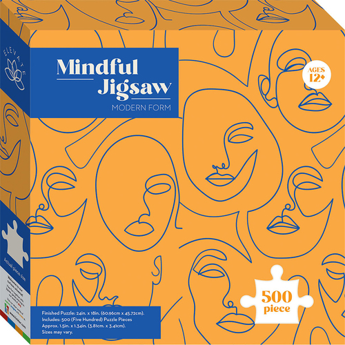 Elevate Mindfulness 500pc Jigsaw Puzzle: Modern Form 