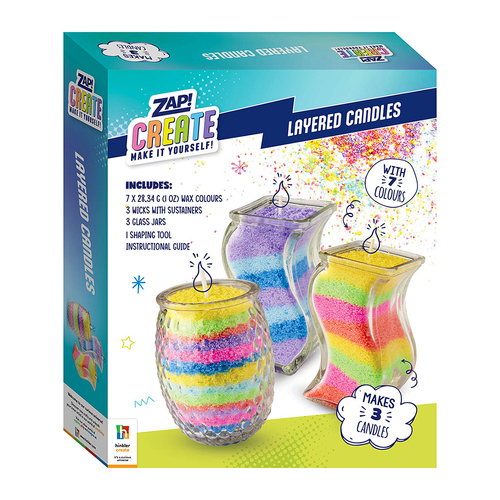 Zap! Extra Create Layered Candles Craft Activity Kit 8y+