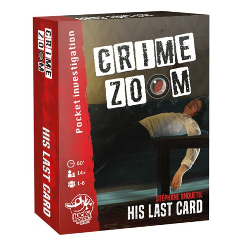 Lucky Duck Games Crime Zoom Case 1 His Last Card Tabletop Board Game 14y+