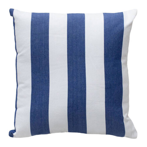 J.Elliot Outdoor Stripe Cushion 45x45cm Blue