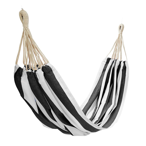 J.Elliot 150x205cm Outdoor Stripe Hammock Black