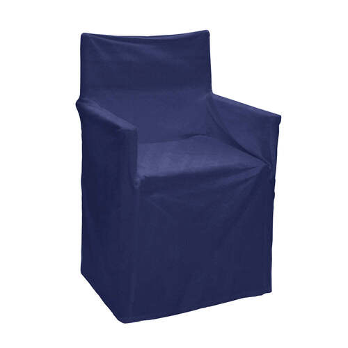 J.Elliot Outdoor Solid Director Chair Cover Standard - Blue