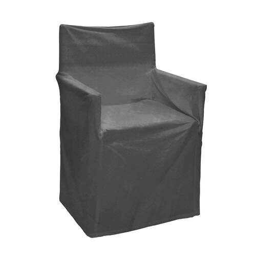 J.Elliot Outdoor Solid Director Chair Cover Standard - Gray/Black