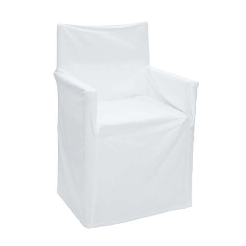 J.Elliot Outdoor Solid 54x12.7cm Director Chair Cover - White