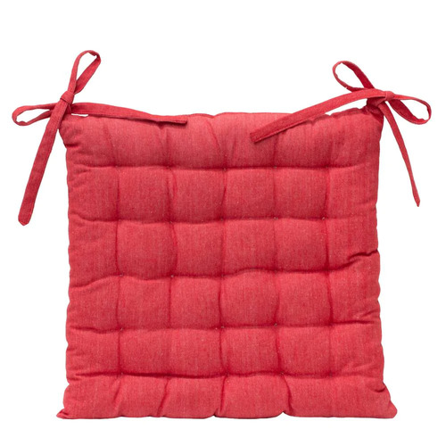 J.Elliot Outdoor 40x40cm Solid Square Chair/Seat Pad - Red