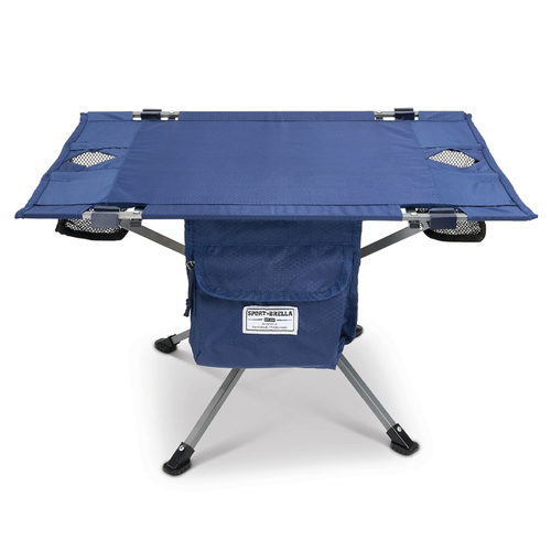 Sport Brella Sunsoul Portable Table w/ Cup Holder Navy