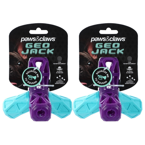 2PK Paws & Claws 13cm Geo Floating TPR Jack