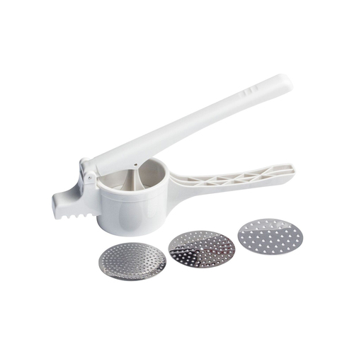 4pc Cuisena 35cm Plastic Potato Ricer Smasher w/ Stainless Steel Discs
