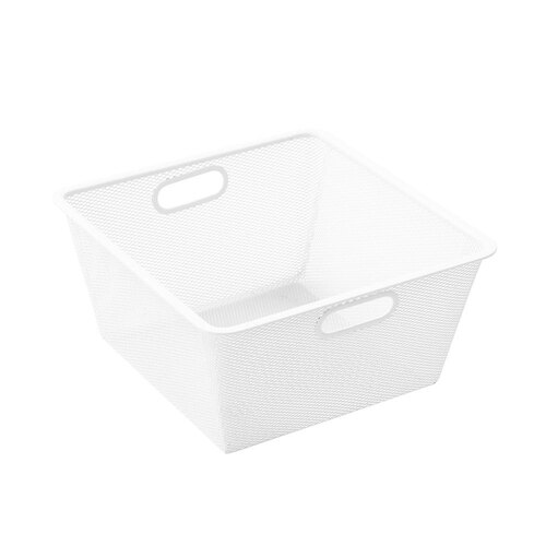 Mesh by Boxsweden Storage Basket 33cm x 16.5cm - White