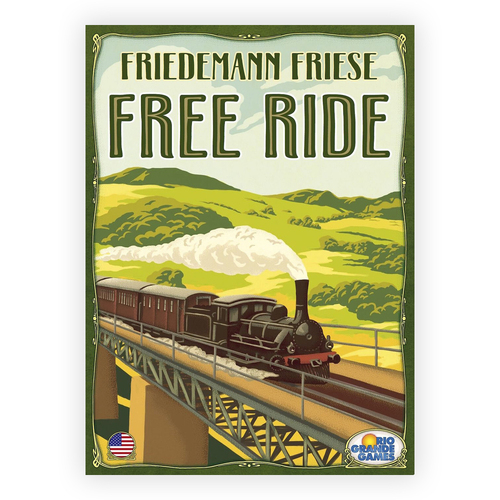 Rio Grande Free Ride Strategy Tabletop Party Board Game 14y+