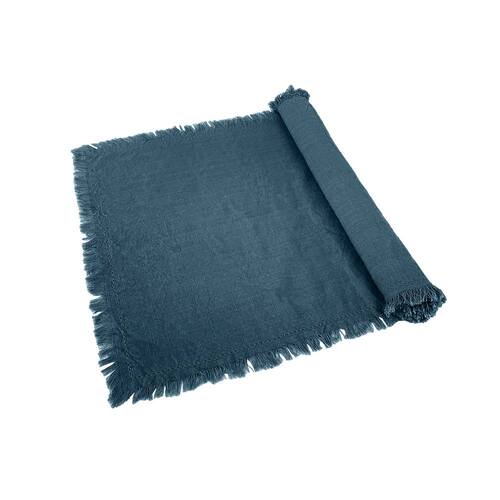 J.Elliot Avani 40x180cm Cotton Table Runner - Steel Blue