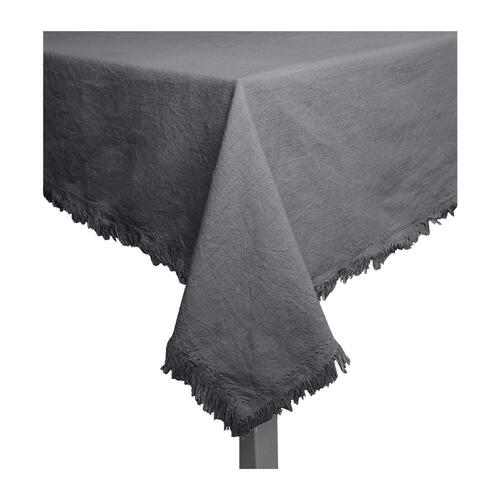 J.Elliot Avani 150x250cm Cotton Table Cloth - Charcoal