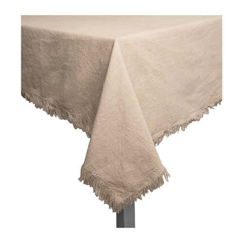 J.Elliot Avani 150x250cm Cotton Table Cloth - Linen