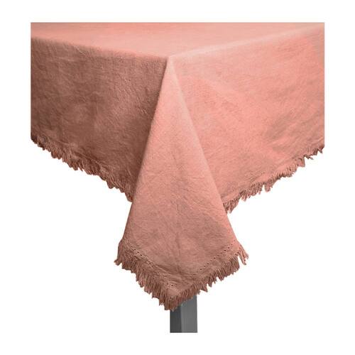 J.Elliot Avani 150x250cm Cotton Table Cloth - Clay Pink
