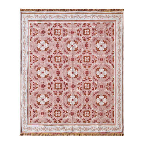 J.Elliot Home Marley Throw Rug 160x200cm Bubblegum Multicolour