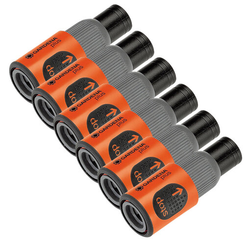 6PK Gardena Premier Plus Garden Water Hose Connector Set