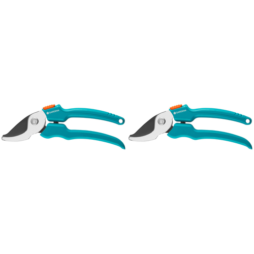 2PK Gardena Classic Bypass Secateurs Plant/Flower Pruning Tool