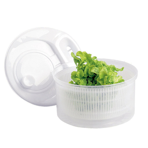 Cuisena Salad Spinner Vegetable Water Flusher/Dryer - White