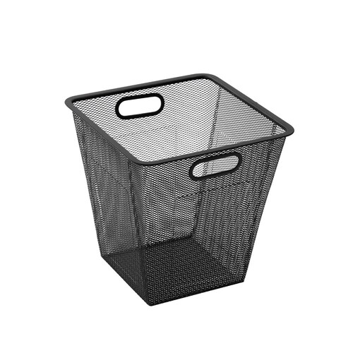 Boxsweden Mesh Storage Basket 28X28X28cm Black