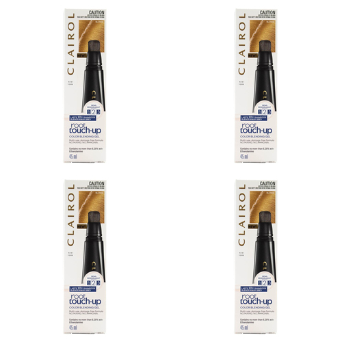 4PK Clairol 45ml Root Touch-Up Colour Blending Gel - Blonde