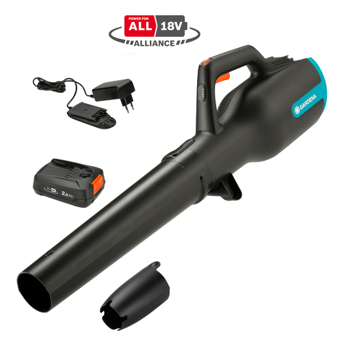 Gardena Battery Cordless Blower Powerjet 18V P4A  Set Kit