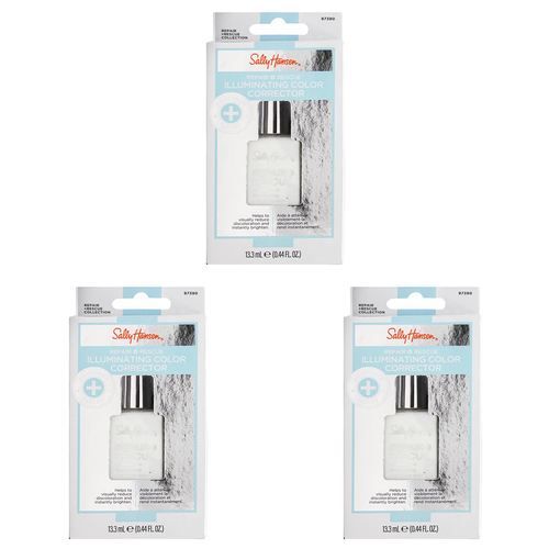3PK Sally Hansen Repair & Rescue Illuminating Nail Color Corrector 13.3ml