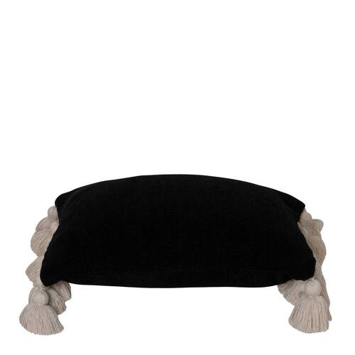 J.Elliot Janey Chenille 35x55cm Cushion/Pillow - Black