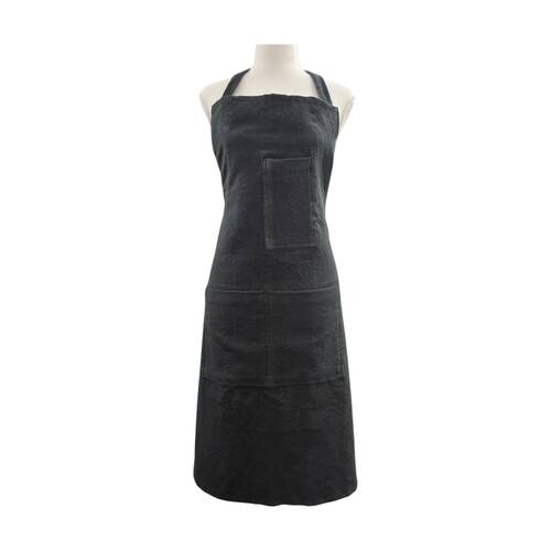 J.Elliot Home Jules Cotton Linen Kitchen Apron 83x68x0.3cm Charcoal