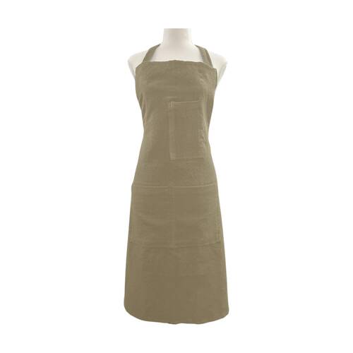 J.Elliot Home Jules Cotton Linen Kitchen Apron 83x68x0.3cm Beige