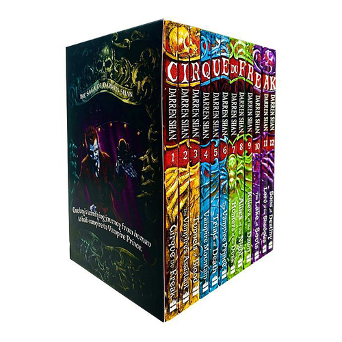 12pc Harper Collins Darren Shan's Cirque Du Freak Boxed Set