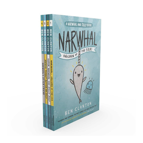 Harper Collins The Narwhal & Jelly Collection Kids Story Book Set 5y+