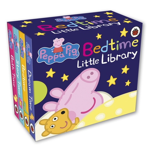 4pc Peppa Pig Bedtime Little Library Board Book