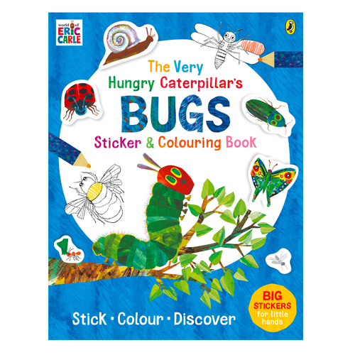 The Very Hungry Caterpillar's Bugs Sticker & Colouring Paperback Book