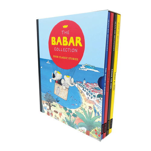 4pc Harper Collins The Babar Kids Book Collection 5y+