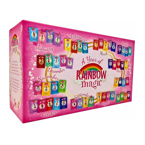 52pc Hachette A Year of Rainbow Magic Kids Book Set 5y+