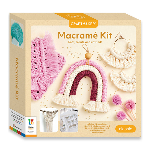Craft Maker Macrame Classic Art/Craft Activity Kit 