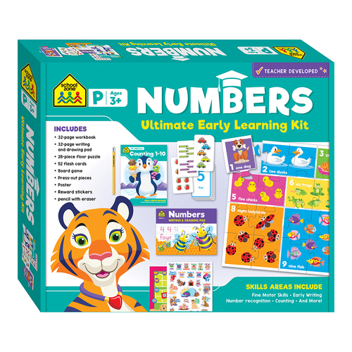 School Zone Numbers Ultimate Educational Learning Kit 3y+