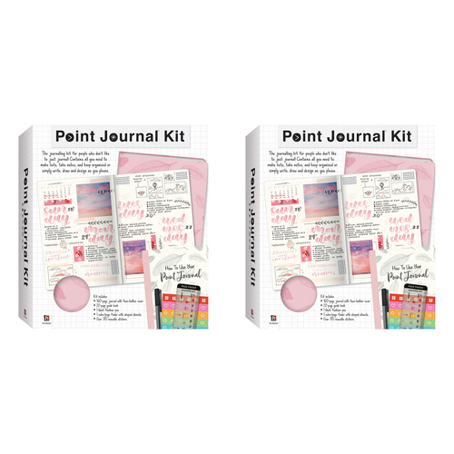 2PK Paper Journey Point Journal Kit Adult Art/Craft Stationery