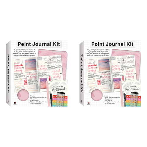 2PK Paper Journey Point Journal Kit Adult Art/Craft Stationery