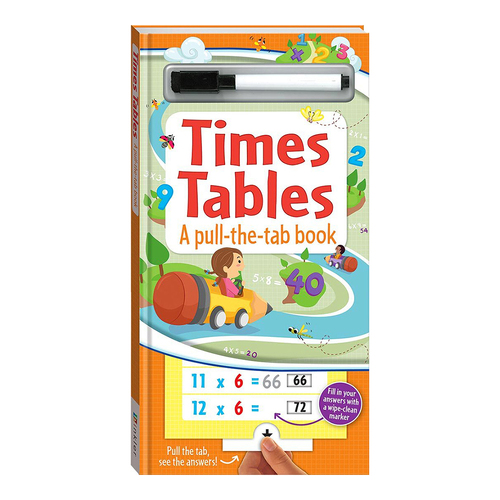 Rising Stars Pull the Tab: Times Tables Educational Book 4y+
