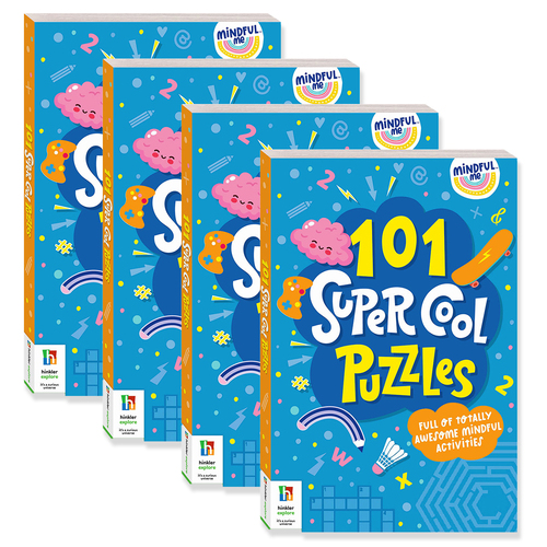 4x Elevate Mindful Me Super Cool Puzzles Childrens Puzzle Book 5y+