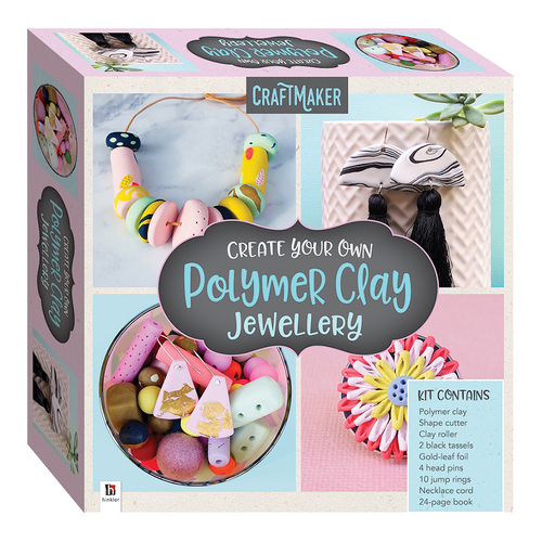 Craft Maker Create Your Own Polymer Clay Jewellery Kit 
