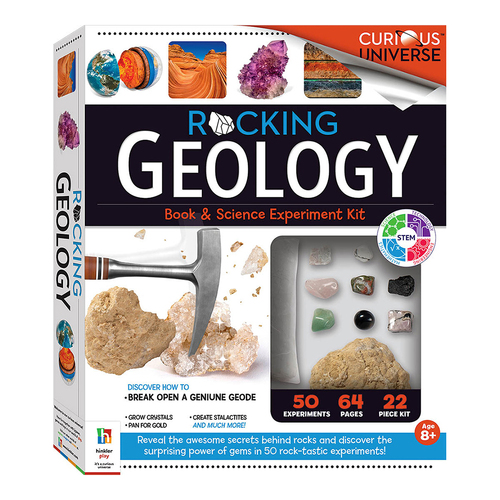 Curious Universe Rocking Geology Book And Science Kit 8y+