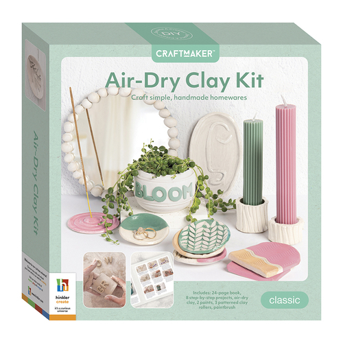 Craft Maker Air-Dry Clay Classic Art/Craft Activity Kit 