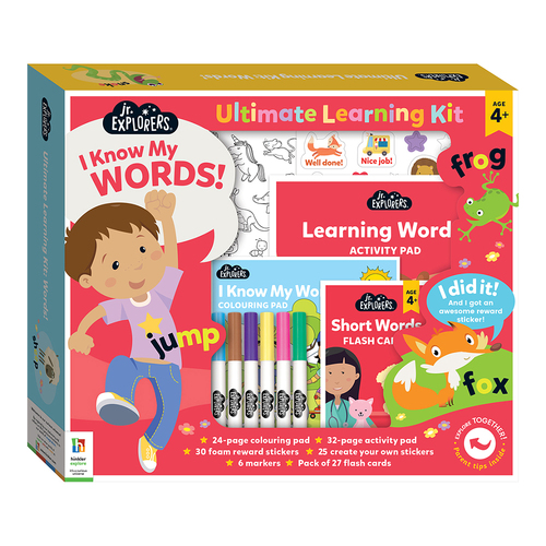 Junior Explorers Ultimate Activity Kit: I Did It! Words 4y+
