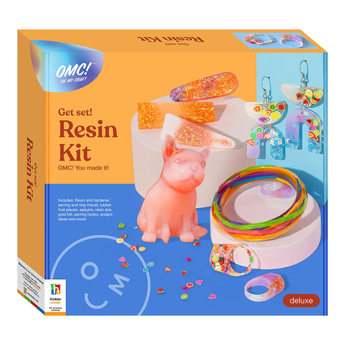 Omc! Oh My Craft Get Set! Resin Art Craft Activity Kit 10y+