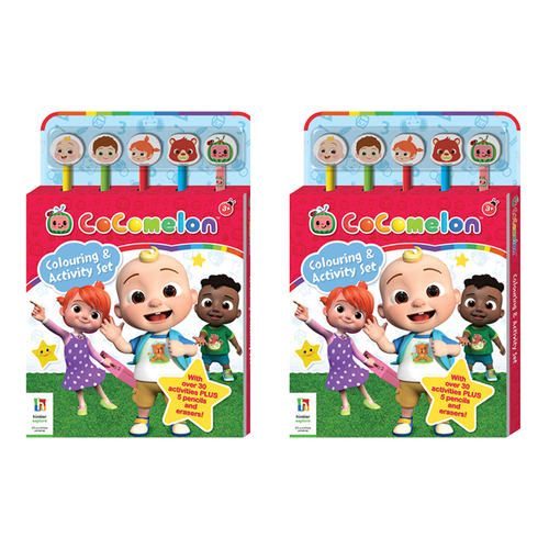 2PK Kaleidoscope Cocomelon Colouring & Activity Set Kids 3y+
