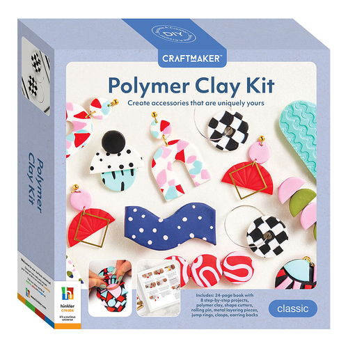 Craft Maker Polymer Clay Kit Classic Art Activity Kit 