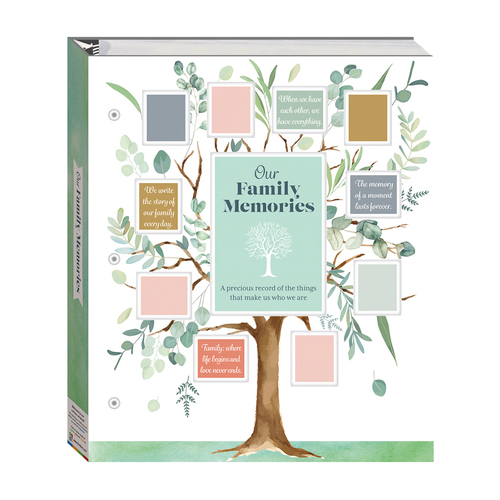 Paper Journey Our Family Memories Family Memory Keepsake Book 